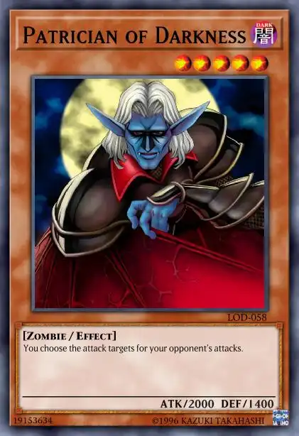 Edison Rulings for Patrician of Darkness